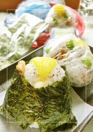 夏場のお弁当に◎　冷やしおにぎり。-レシピのメイン写真