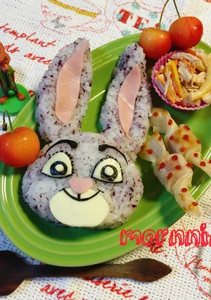 キャラ弁☆ズートピアのうさぎのジュディ-レシピのメイン写真