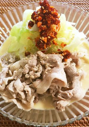 夏にぴったり！麺つゆと豆乳のピリ辛素麺-レシピのメイン写真