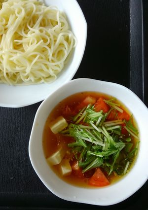 冷し麺用！トマトクリームチーズつけ汁♪-レシピのメイン写真