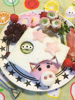 ☆ひょっこりトイストーリーなサンドイッチ-レシピのメイン写真