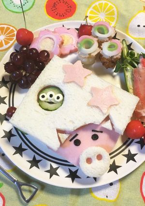 ☆ひょっこりトイストーリーなサンドイッチ-レシピのメイン写真