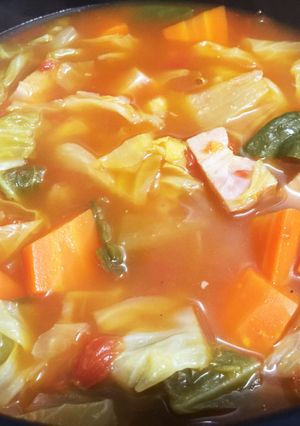 野菜たっぷりの燃焼スープ-レシピのメイン写真