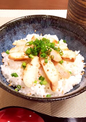 簡単ヘルシー☆鶏茶漬け-レシピのメイン写真