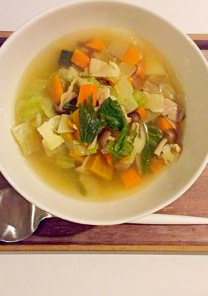 簡単！リメイクレシピに♪具沢山野菜スープ-レシピのメイン写真