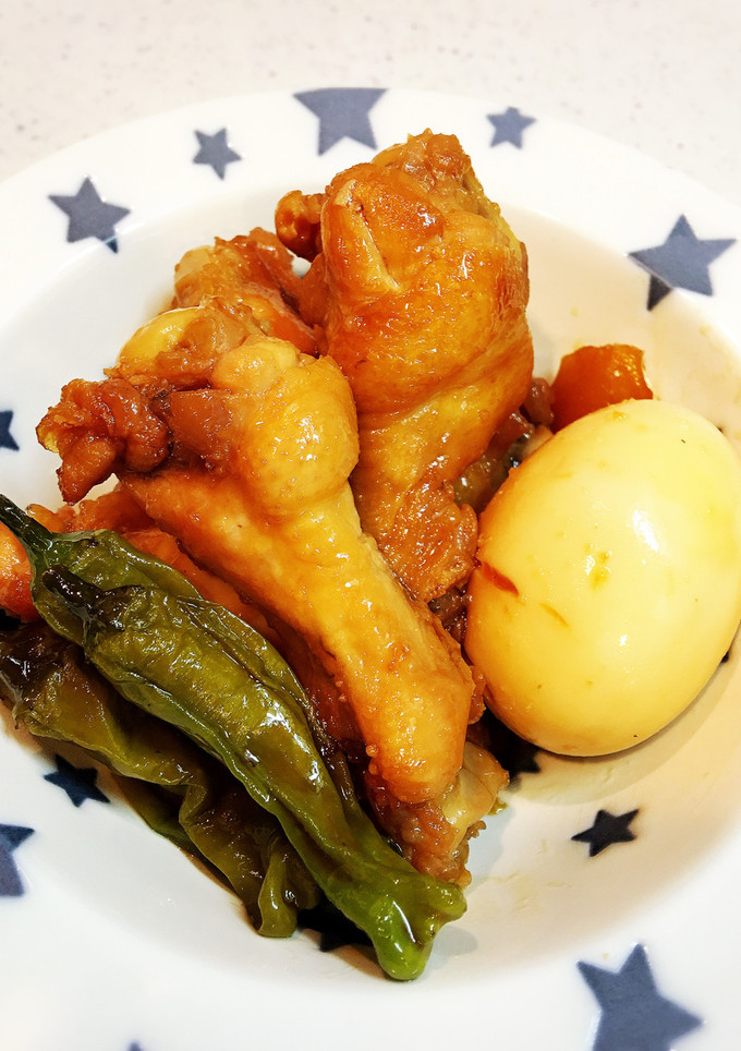 ご飯が進む！〜手羽元と卵のさっぱり旨煮〜-レシピのメイン写真