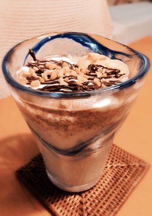 チョコバナナ甘酒スムージー-レシピのメイン写真