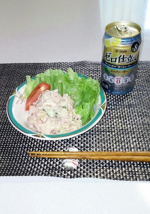 コンビーフポテトサラダ-レシピのメイン写真