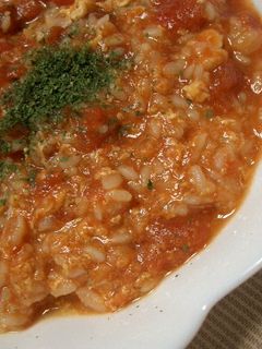 トマトのシンプルおじや-レシピのメイン写真