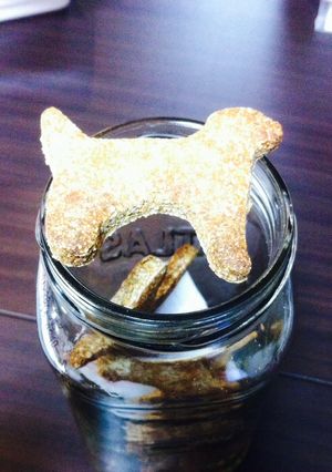 わんわんレシピ 型抜き胡麻ミルククッキー-レシピのメイン写真