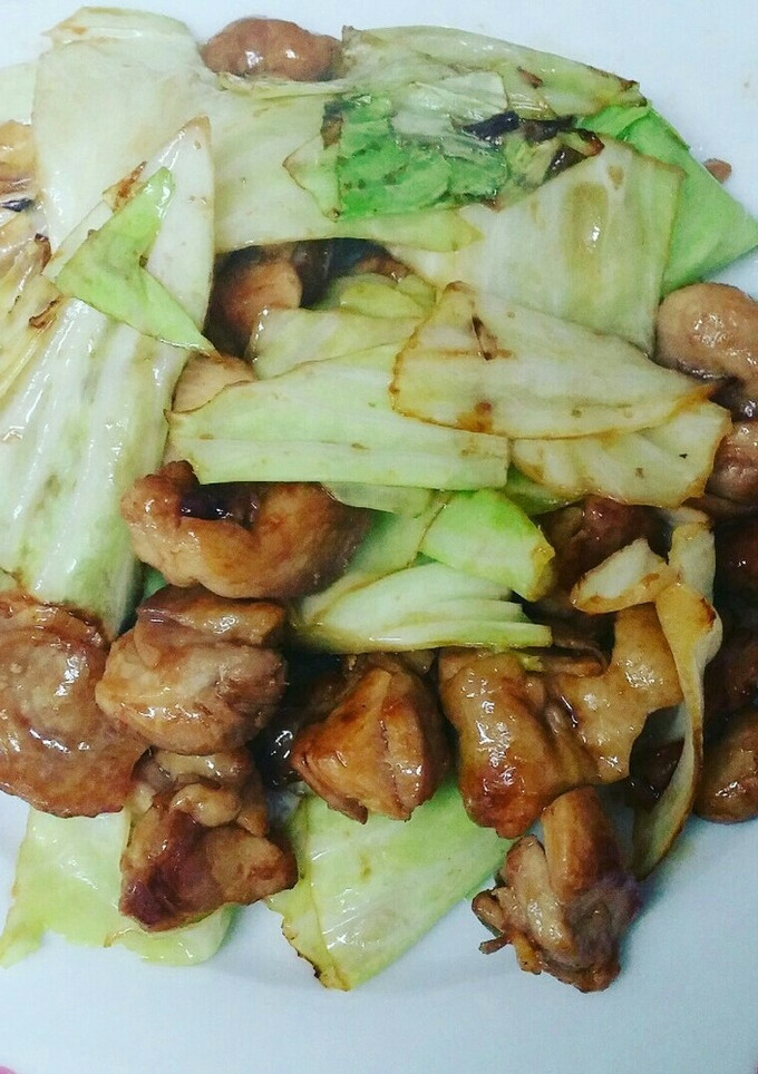 鶏肉とキャベツのオイスターソース炒め！-レシピのメイン写真