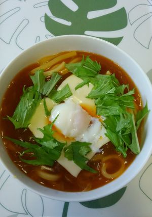 チーズとろ～り！スペシャルカレーうどん♪-レシピのメイン写真
