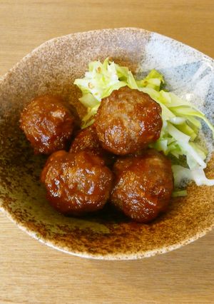 素朴な肉だんご-レシピのメイン写真