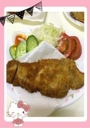 豚カツ〜揚げ焼きで簡単〜(o˘◡˘o)♡-レシピのメイン写真