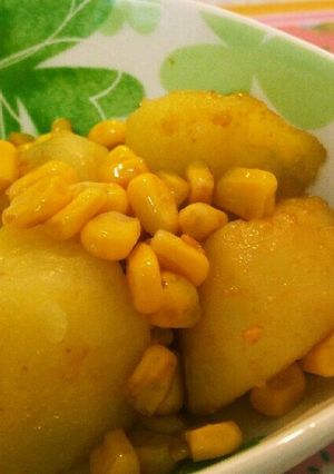 簡単＊副菜にじゃがコーンのバター焼き♪-レシピのメイン写真
