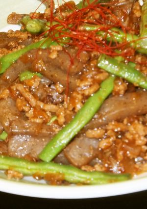 揚げこんにゃくの肉味噌-レシピのメイン写真