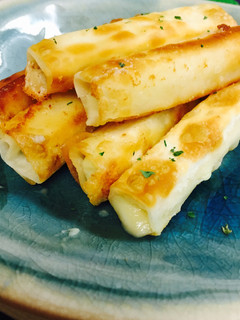 ワンタンの皮deチーズ焼き@フライパン-レシピのメイン写真