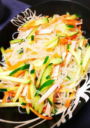 春雨食べたい病の春雨サラダ-レシピのメイン写真