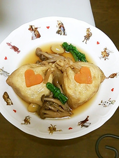 お豆腐のボリューム巾着煮-レシピのメイン写真