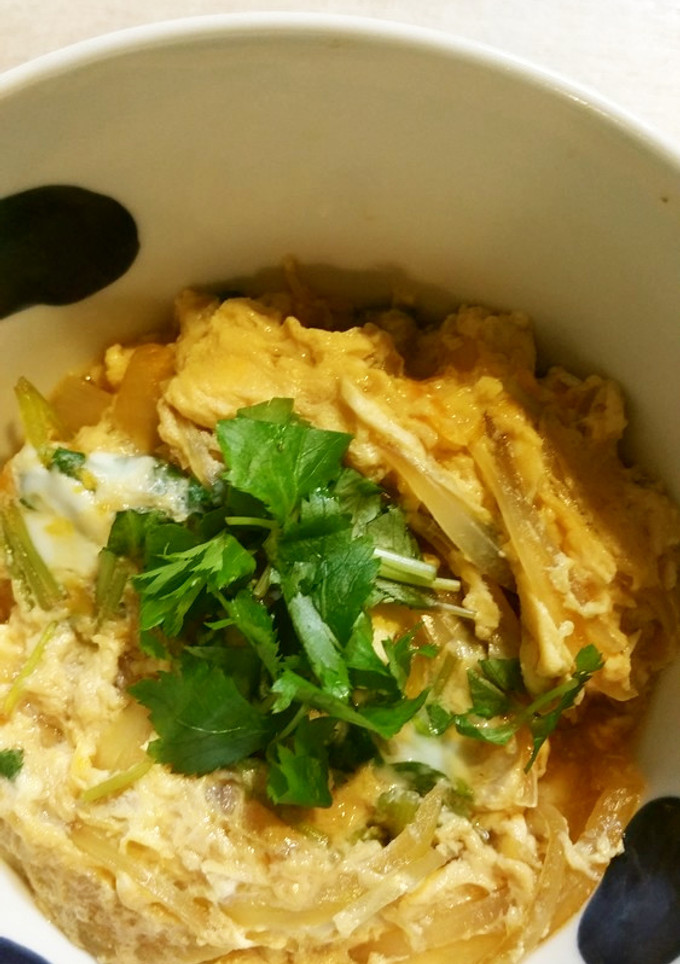 簡単♪安い♪旨い♥わが家の卵丼-レシピのメイン写真