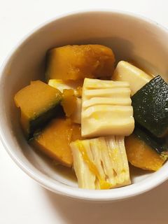 かぼちゃと生麩の甘辛煮-レシピのメイン写真