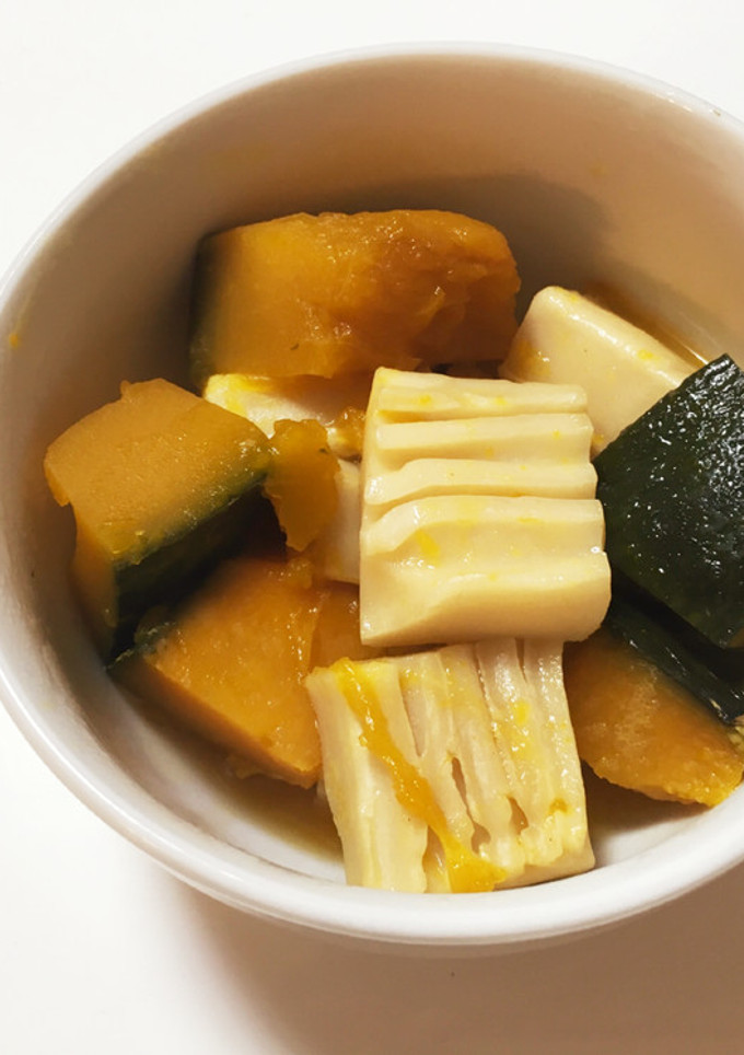 かぼちゃと生麩の甘辛煮-レシピのメイン写真