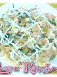 簡単☆野沢菜シャケ炒飯-レシピのメイン写真