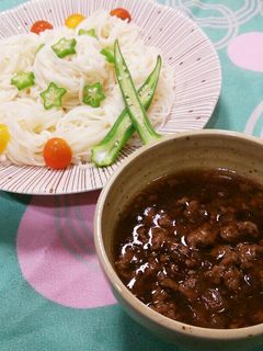 冷やし素麺に飽きたら変わりつゆで♪-レシピのメイン写真