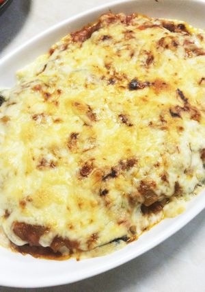 簡単♡ナスとミートのチーズ焼き♡-レシピのメイン写真
