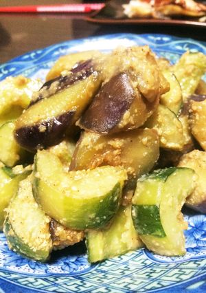 ナスときゅうりのごま味噌炒め煮-レシピのメイン写真