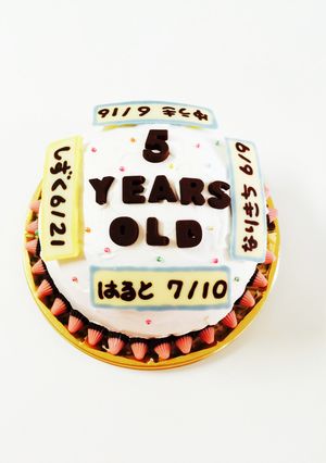 誕生日パーティーに♡名前入りアイスケーキ-レシピのメイン写真