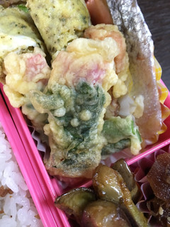お弁当にカニカマの大葉巻き天!-レシピのメイン写真