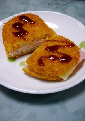 簡単！コロッケサンド(ハムチーズ)-レシピのメイン写真