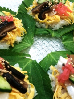 えごまの葉のおすし-レシピのメイン写真