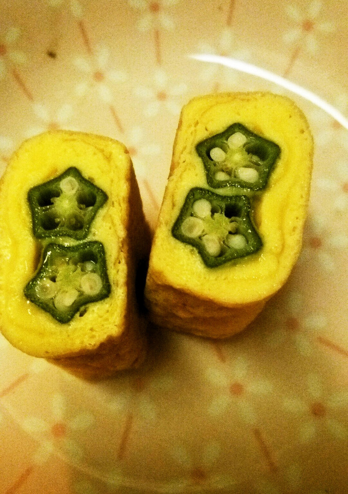 ♪卵♪オクラの卵焼き-レシピのメイン写真