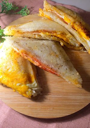 ごはんホットサンド-レシピのメイン写真