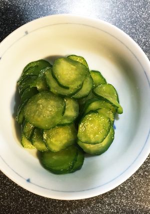 10歳男子考案キュウリのわさびドレ和え-レシピのメイン写真