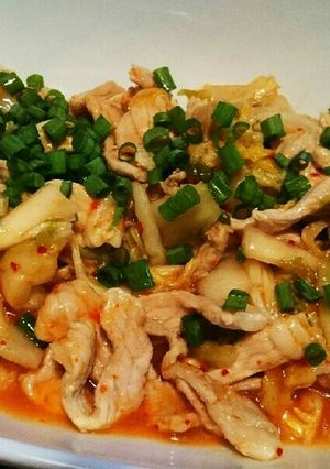 しょうが焼き用で豚キム-レシピのメイン写真