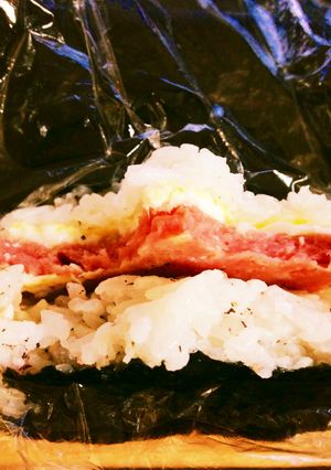 スパムと卵のおりぎり-レシピのメイン写真