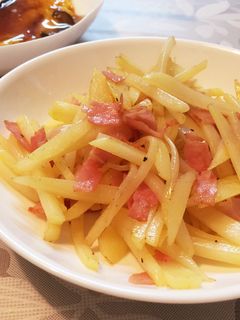 じゃがいもとベーコンのバター炒め-レシピのメイン写真