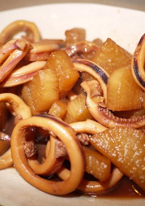 短時間で☆味が良く染み込む☆イカ大根-レシピのメイン写真