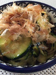 ⭐️ズッキーニの梅昆布茶和え-レシピのメイン写真