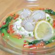 ベビーホタテのマヨおろし冷製ラーメン