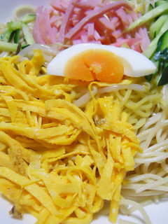 自然栽培食材 中華麺の冷やし冷麺-レシピのメイン写真