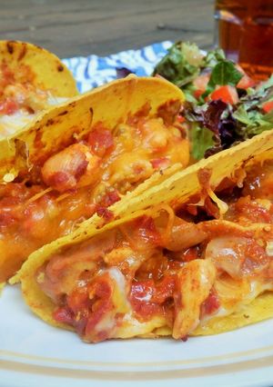 チキンタコスのオーブン焼き-レシピのメイン写真