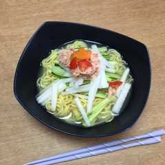 รูปของ シャキシャキ夏野菜のさっぱりサッポロ一番