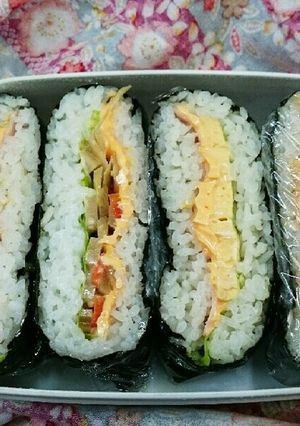 おにぎらず(チーズ入り)-レシピのメイン写真