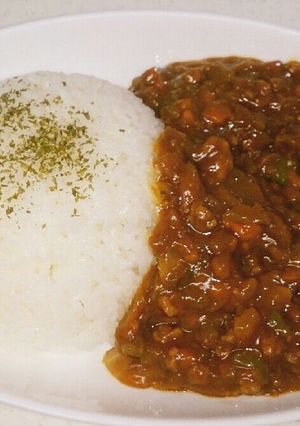 フライパン簡単キーマカレー✨市販ルー活用-レシピのメイン写真