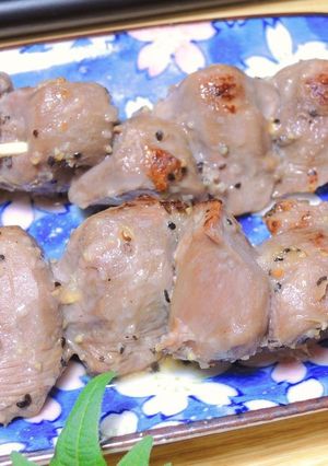 晩酌に！ 砂肝の塩ニンニク焼き！-レシピのメイン写真
