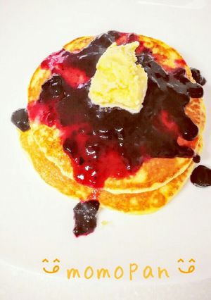 パンケーキ ブルーベリージャム☆-レシピのメイン写真
